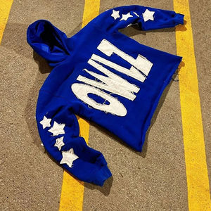 Hot Selling latest fashion Custom Made <b>Hoodie</b> Black With Exquisite Rhinestones <b>Work</b> Pure Cotton Material Heavyweight <b>Hoodie</b> - Product Image 5