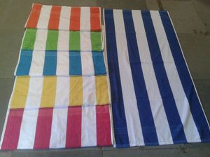 Serviette de plage d'été Jacquard 100% coton éponge de bonne qualité avec logo personnalisé 2 couleurs 32S fil épais tissé fabriqué en Inde - Product Image 6