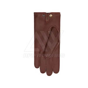 Gants en cuir pour hommes AFIFA WEARS AW-4822 de haute qualité, conçus sur mesure, avec détection d'aiguille, pour usage décontracté en extérieur en hiver, vente en gros - Product Image 2