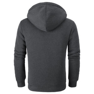 Good Fabric New Arrival Customized thermal Sherpa Fluffy Fleece <b>Hoodie</b> Sweatshirts Heavyweight Thick <b>Fur</b> Pullover Men's Hoodies - Product Image 5