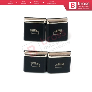BDP643 4 Pieces <b>Window</b> Main Switch Button Cap <b>Cover</b> 7PP959858R DML for - Product Image 2