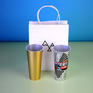 Gobelets en plastique pour desserts, gobelet en plastique pour bubble tea, gobelet en plastique avec couvercle réutilisable - Product Image 3