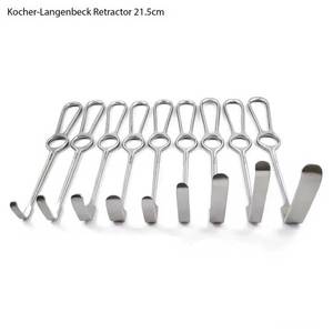 Juego de Retractores de Heridas Kocher Langenbeck de 9 Piezas, Instrumentos Quirúrgicos de Punta Ciega, Herramientas Médicas de Acero Inoxidable - Product Image 2