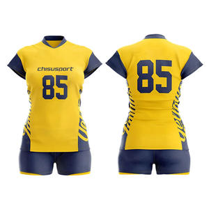 ชุดวอลเลย์บอลแฟชั่นสำหรับผู้หญิงชุดสั้นระบายอากาศได้ดีสวมใส่สบายออกแบบได้ตามต้องการ - Product Image 3