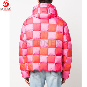 Chaquetas Acolchadas de Lona para Hombre, de Alta Calidad, con Capucha, Estilo Urbano, Moda de Invierno, Tallas Grandes, Hechas en Pakistán, Venta al Por Mayor - Product Image 3