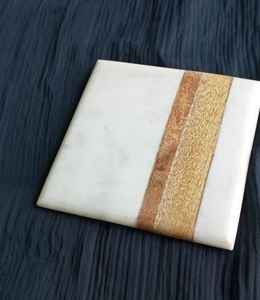 Juego de Posavasos de Resina de Madera de Alta Calidad y Elegante, 4 Piezas, Posavasos Redondos Hechos a Mano y Ecológicos para Uso en el Hogar, Hoteles y Restaurantes - Product Image 5