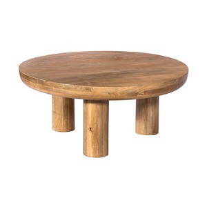 โต๊ะกาแฟไม้มะม่วงทันสมัยน้ำหนักเบาทนทานพกพาปรับความสูงได้เฟอร์นิเจอร์บ้านตกแต่งห้องนั่งเล่น - Product Image 1