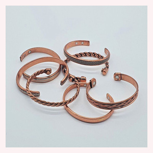 Traditional Handmade Copper Healing <b>Bracelet</b> Stylish Braided Rope Wristwear for Strength, Spiritual Balance & Timeless Appeal - Product Image 1