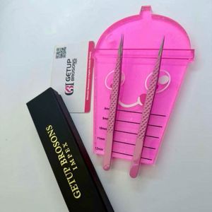 Últimas Novedades: Bonitas Placas Magnéticas de Acrílico Rosa Sostenible para Extensiones de Pestañas - Diseños de Flor, Óvalo, Corazón y Mariposa Personalizables - Product Image 4