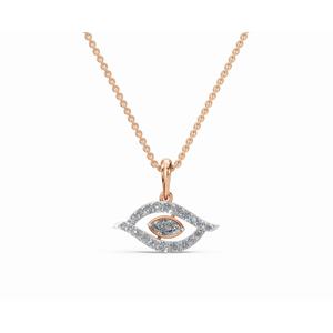 จี้เพชรทรงมาร์ควิสและทรงกลม ประณีต 0.274 กะรัต เพชรเลี้ยงในห้องปฏิบัติการ ทอง 9 KT 14 KT 18 KT เครื่องประดับทองคำ ขายส่ง ผู้ผลิต OEM B2B - Product Image 1