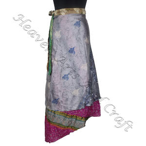 Long Sari Silk <b>Wrap</b> <b>Skirts</b> for Beach Wear Magic Long 38inch <b>Wrap</b> Reversible Silk <b>Wrap</b> Halter Manufacturer Wholesaler - Product Image 5