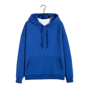 เสื้อฮู้ดดี้กีฬาคุณภาพสูง ทรงปกติ ใส่ได้ทั้งชายและหญิง ผลิตจากโพลีเอสเตอร์/คอตตอน ผ้าเรียบ สำหรับฤดูหนาว ปักลายได้ สไตล์สตรีทแวร์ เสื้อฮู้ดดี้ผู้ชาย ไซส์พลัส - Product Image 2