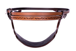 Cabecera occidental de cuero de calidad más vendida con diseño de caballo Rein, riendas occidentales pintadas a mano, productos para caballos - Product Image 6