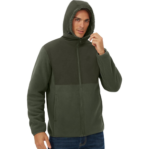 Sudaderas con capucha de algodón de alta calidad para hombres con cremallera Ropa casual cómoda y transpirable Colores y logotipo personalizados - Product Image 1