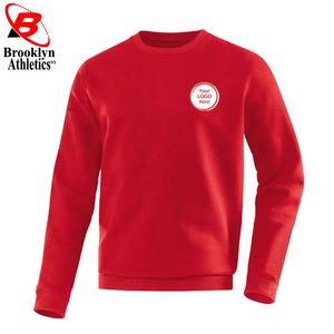 2021 nuevo diseño de sudaderas de lana de alta calidad para hombres logotipo personalizado patrón sólido ropa de calle para invierno técnica teñida lisa - Product Image 3