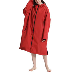 Nuevo diseño profesional logotipo personalizado impermeable Swim Parka chaqueta adulto manga larga largo Parka chaquetas - Product Image 1