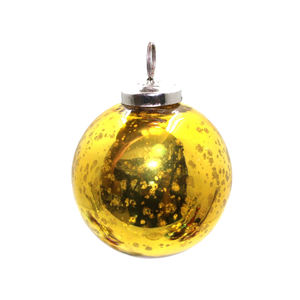 Meilleures ventes Ornements suspendus en verre de haute qualité de forme ronde pour les fêtes de mariage et la décoration de Noël - Product Image 1