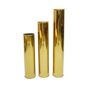 HortiClub 3pcs Gold Steel Indoor <b>Plant</b> <b>Pots</b> Modern 9 11 13 Inch Metal Containers for Outdoor Wholesale <b>Long</b> Planter Set - Product Image 2