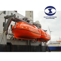 SOLAS Marine 26-150 Personen Feuer beständige Offshore-Plattform Gebrauchtes Rettungsboot zum Verkauf