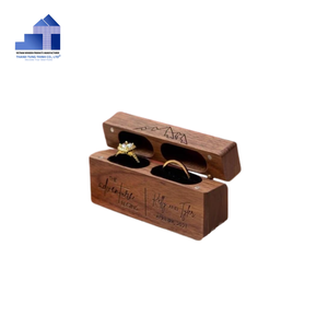 Best Seller caja de anillo de madera hecha a mano caja de joyería de boda feom una fábrica vietnamita para venta al por mayor - Product Image 2