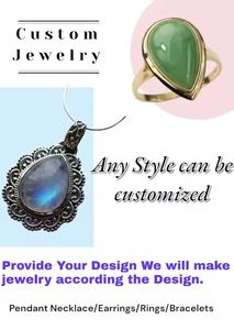 High Quality Natural Pear shape Black Tourmaline Silver Plated Rings Wholesale Brass Gemstone Fashion Ring Waterproof Jewelry - Product Image 6