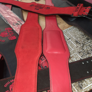 Genuine leather power heavy duty weight body building belt weight lifting Leather Power belt - Product Image 4