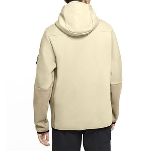 Sweat à capuche de sport en molleton d'hiver 6XL à fermeture éclair pour hommes imprimé sur tout le tissu éponge graphique motif solide-Direct usine - Product Image 6