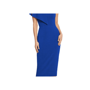 Abito da sera Tiffany Dress - Blu Elettrico XS in Crepe Confortevole, Vestito da ballo a vita naturale, Lunghezza al pavimento - Product Image 2