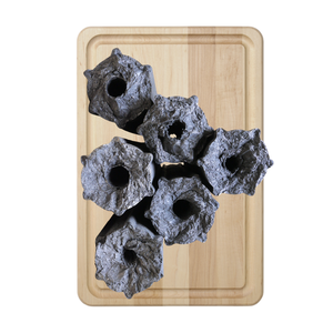 ไม้เนื้อแข็งหกเหลี่ยมถ่านขี้เลื่อยอัดก้อนใน7300J สีดำขี้เถ้าต่ำสำหรับใช้ในร่มกลางแจ้ง - Product Image 1