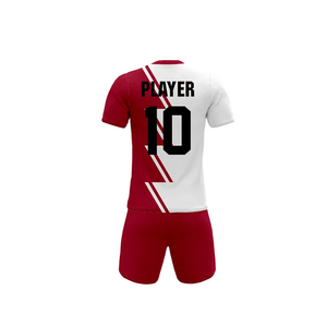 Maillot de football personnalisé de haute qualité avec col ensembles d'uniformes de football maillot de football en maille respirante - Product Image 3