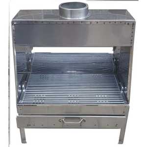 Parrilla Plegable de Acero Inoxidable Cromado DORELLO SOBA, Portátil, Altura Ajustable, para Fiestas, con Cubierta - Product Image 2