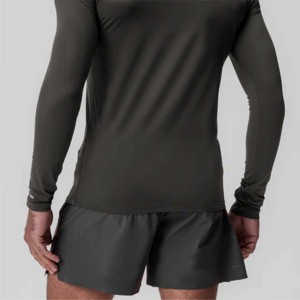 Camiseta Premium Sport Quarter Zip para hombre: jersey que absorbe la humedad y de secado rápido para gimnasio, correr y hacer ejercicio - Product Image 5
