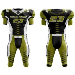 2025 Premium qualité Football américain uniforme ensemble jeunesse automne saison maillot manches courtes meilleur matériel nouveau pour la saison d'automne - Product Image 1