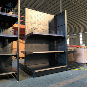 <strong>Metal</strong> <strong>Pegboard</strong> Shelves Gandola Shelves Supermarkets End Cap Display Shelves - Product Image 5