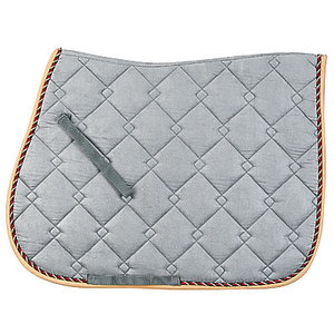 Tapis de selle personnalisable de style anglais pour cheval, doublure en polaire de coton personnalisée avec couleurs et logo ciblés - Product Image 1