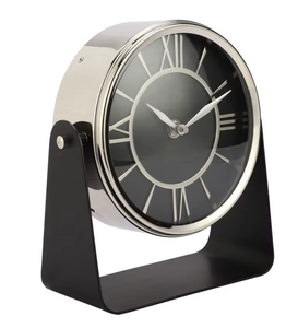Reloj de Mesa Metálico de Moda con Movimiento Mecánico, Funciona con Pilas, Diseño Moderno Impermeable para Oficina y Hogar - Product Image 5