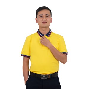เสื้อโปโลโรงงานเวียดนามสำหรับออฟฟิศโชว์รูมหรือทีมสวมใส่สบายและทนทาน - Product Image 1