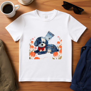 T-Shirt Unisex 100% Cotone 210GSM Stile Casual con Stampa di Rose Personalizzata Disponibile in Varie Taglie - Product Image 3