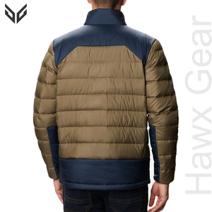 Men's Top Selling Winter Puffer <b>Jacket</b> High Street Style with <b>Mandarin</b> <b>Collar</b> Comfortable Canvas Fabric for Outdoor Use - Product Image 3