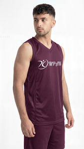 Camiseta de Baloncesto Violeta Premium para Equipos de Competición, Clubes de Entrenamiento, Ropa Deportiva Transpirable de Malla - Product Image 3