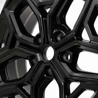 Jantes monobloc en alliage d'aluminium forgé professionnelles de 17 à 18 pouces, finition noire mate, jantes de luxe pour Range Rover Vogue, 5x112