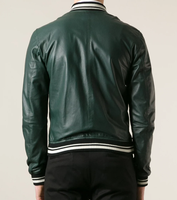 Fabricant OEM, veste bomber en cuir d'hiver de haute qualité, fermeture éclair personnalisable, imperméable, respirante, coupe-vent, doublure en satin, ODM