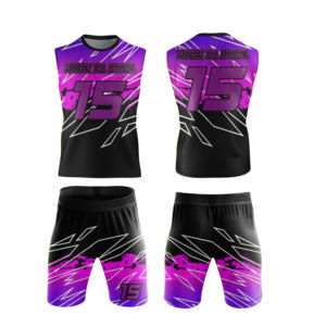 Conjunto de Compresión de Entrenamiento de Fútbol Juvenil 7v7 Sublimado Personalizado, Estilo Americano, Uniforme Transpirable de 7 Bandera para Verano - Product Image 3
