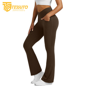 Short de course taille haute en coton/polyester pour femmes pour femmes Fitness Sports Yoga Pantalon avec doublure intérieure Séchage rapide - Product Image 5