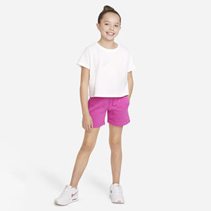 Top corto para niña, camisetas personalizadas de color de media manga con cuello redondo, ropa de moda, Camisetas estampadas para niñas - Product Image 4