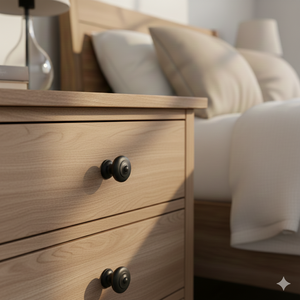 Perilla de Gabinete con Forma de Hongo de Aleación de Zinc, Estilo Europeo, Duradera, Fácil Instalación para Cocina, Comedor, Sala de Estar, Cajón, Cómoda - Product Image 5