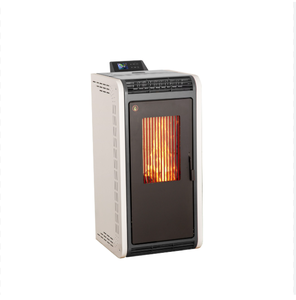 Freestanding Modern Aluminum Pellet <b>Stove</b> Large Heat Output Temperature Control Eco-Friendly 2-Year Warranty for Hotels Villas - Product Image 4
