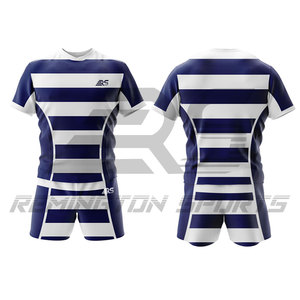 ชุดเสื้อรักบี้ทำจากโพลีเอสเตอร์แบบซับลิเมชันเต็มตัวสำหรับผู้ชายดีไซน์ใหม่ออกแบบได้ตามต้องการ - Product Image 6