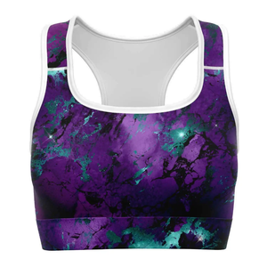 Customizable Printed High Quality Seamless Ribbed Fabric Women's Yoga Sports <b>Bra</b> Activewear Gym Fitness Workout Wear <b>Bras</b> Ladies - Product Image 1
