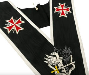 Collier maçonnique pour maître maçon, rang provincial, en tissu velours écologique, service OEM ODM complet - Product Image 2